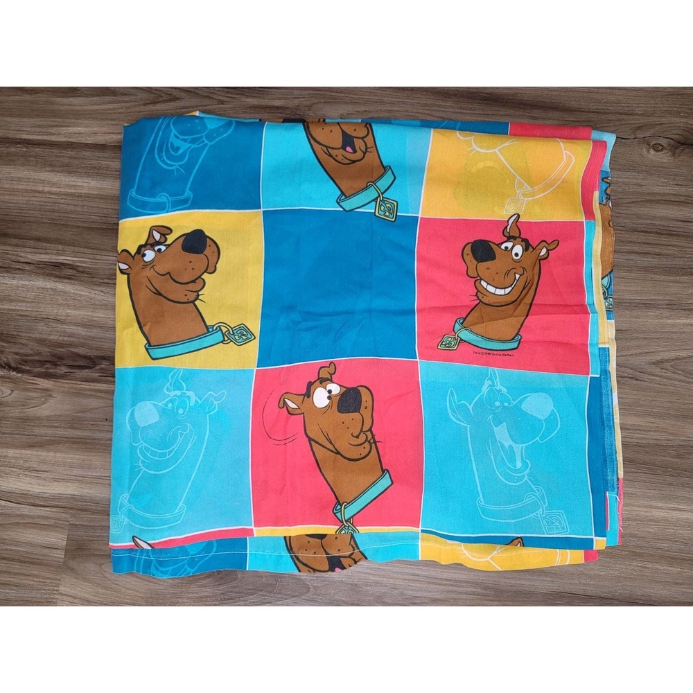 Vtg 1999 Hanna-Barbera Scooby-Doo Dan River Flat Twin Sheet